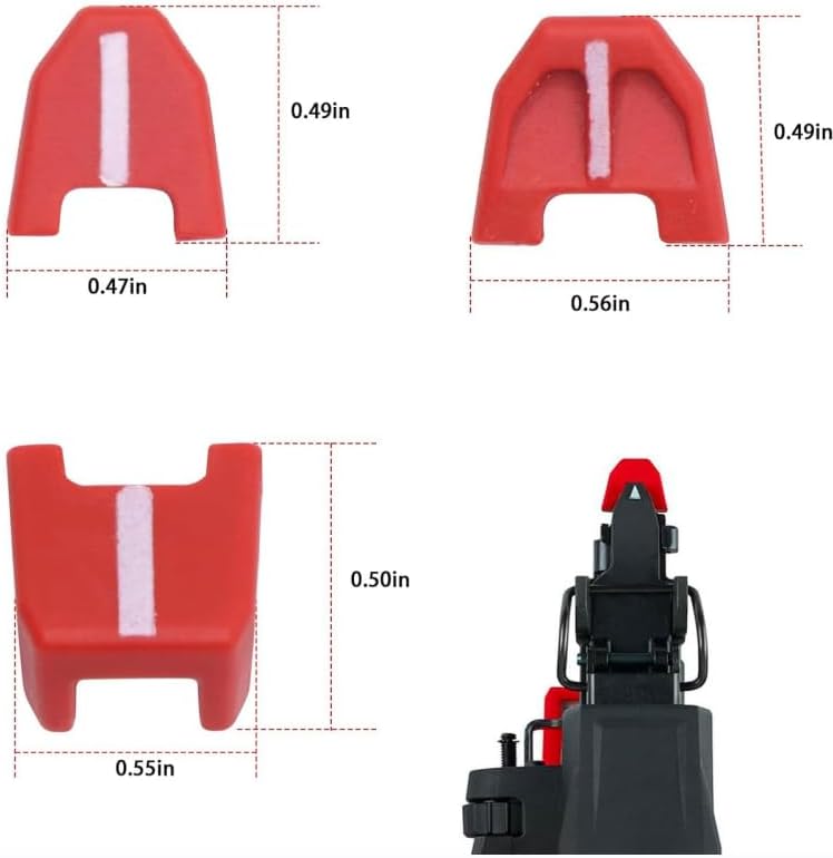 palart (Set of 9) Nose cushion no mar tip Replacement 42-38-0017 (2746-00) nailer,No-Mar Pad Kit For M18 battery nailers/staplers - Image 3